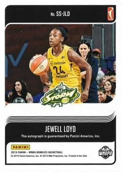 2019 Donruss WNBA - Signature Series Press Proof #SS-JLD Jewell Loyd Back