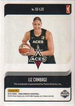 2019 Donruss WNBA - Signature Series Press Proof #SS-LZC Liz Cambage Back