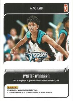 2019 Donruss WNBA - Signature Series Press Proof #SS-LWD Lynette Woodard Back