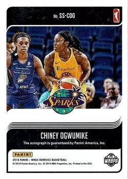 2019 Donruss WNBA - Signature Series Press Proof Purple #SS-COG Chiney Ogwumike Back