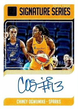 2019 Donruss WNBA - Signature Series Press Proof Purple #SS-COG Chiney Ogwumike Front