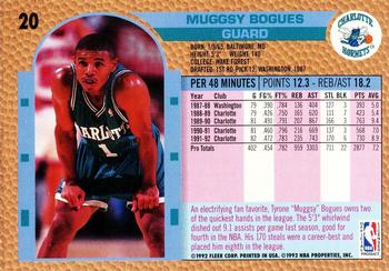 1991-92 Fleer #17 Muggsy Bogues - NM-MT