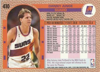 1992-93 Fleer #410 Danny Ainge Back