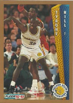 1992-93 Fleer #75 Tyrone Hill Front