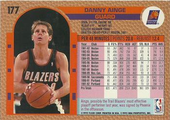 1992-93 Fleer #177 Danny Ainge Back