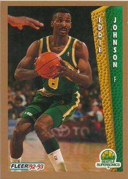 1992-93 Fleer #211 Eddie Johnson Front
