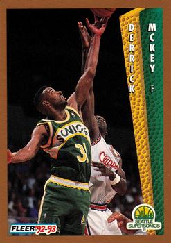 1992-93 Fleer #214 Derrick McKey Front