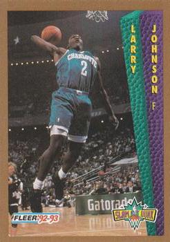 1992-93 Fleer #292 Larry Johnson Front
