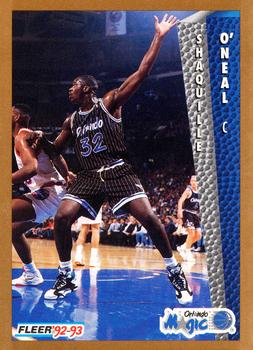 1992-93 Fleer #401 Shaquille O'Neal Front