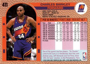 1992-93 Fleer #411 Charles Barkley Back