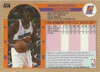 1992-93 Fleer #414 Jerrod Mustaf Back