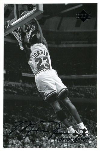 1998 Upper Deck Michael Jordan Retrospect Postcards #MJR5 Michael Jordan Front