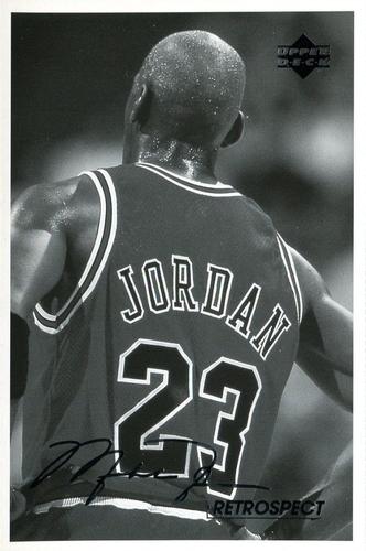 1998 Upper Deck Michael Jordan Retrospect Postcards #MJR6 Michael Jordan Front