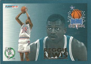 1992-93 Fleer - All-Stars #7 Reggie Lewis Front