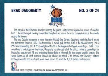 1992-93 Fleer - All-Stars #3 Brad Daugherty Back