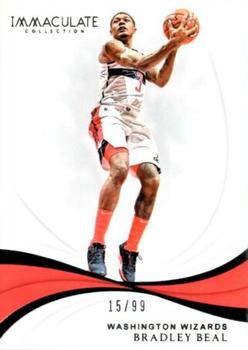 2018-19 Panini Immaculate Collection #1 Bradley Beal Front