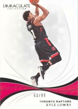 2018-19 Panini Immaculate Collection #7 Kyle Lowry Front