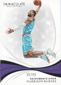 2018-19 Panini Immaculate Collection #17 Harrison Barnes Front