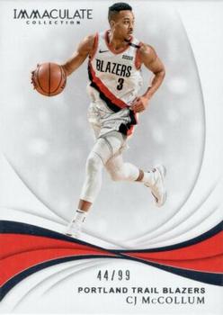 2018-19 Panini Immaculate Collection #19 CJ McCollum Front