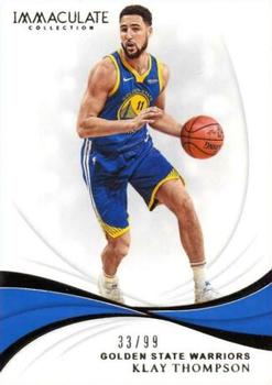 2018-19 Panini Immaculate Collection #69 Klay Thompson Front