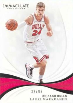2018-19 Panini Immaculate Collection #85 Lauri Markkanen Front