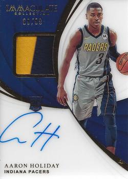 2018-19 Panini Immaculate Collection #101 Aaron Holiday Front