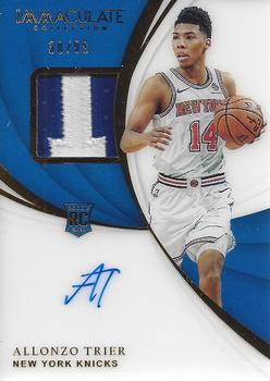 2018-19 Panini Immaculate Collection #102 Allonzo Trier Front