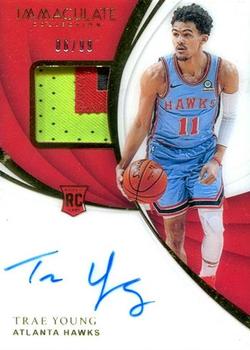 2018-19 Panini Immaculate Collection #136 Trae Young Front