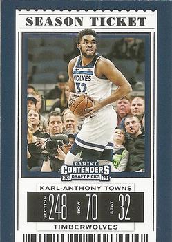 2019 Panini Contenders Draft Picks #25 Karl-Anthony Towns Front