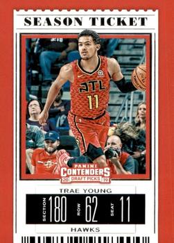 2019 Panini Contenders Draft Picks #49 Trae Young Front