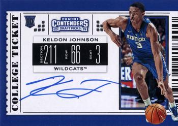 2019 Panini Contenders Draft Picks #63 Keldon Johnson Front