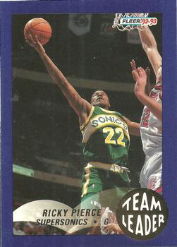 1992-93 Fleer - Team Leaders #25 Ricky Pierce Front