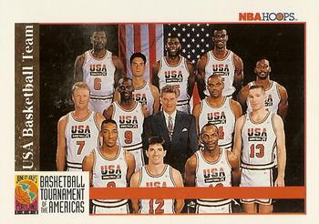 1992-93 Hoops #USA USA Basketball Team Front