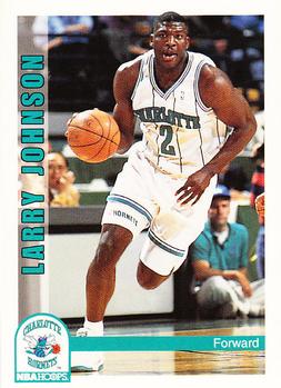1992-93 Hoops #24 Larry Johnson Front