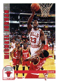 1992-93 Hoops #30 Michael Jordan Front