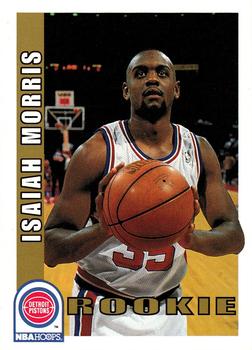 1992-93 Hoops #382 Isaiah Morris Front