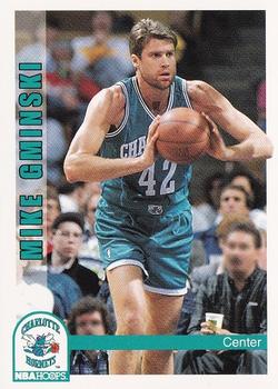 1992-93 Hoops #23 Mike Gminski Front