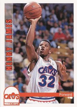 1992-93 Hoops #41 Henry James Front