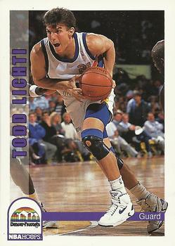 1992-93 Hoops #58 Todd Lichti Front