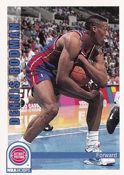 1992-93 Hoops #66 Dennis Rodman Front