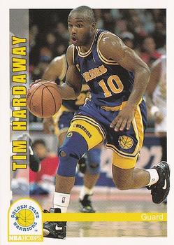 1992-93 Hoops #74 Tim Hardaway Front