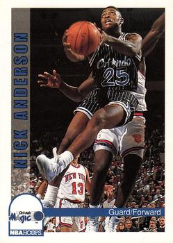 1992-93 Hoops #160 Nick Anderson Front