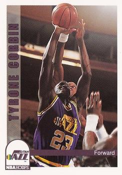 1992-93 Hoops #223 Tyrone Corbin Front