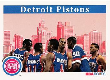 1992-93 Hoops #273 Detroit Pistons Front