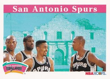 1992-93 Hoops #289 San Antonio Spurs Front