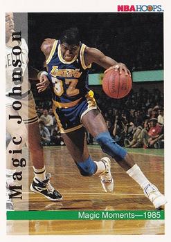 1992-93 Hoops #329 Magic Johnson Front