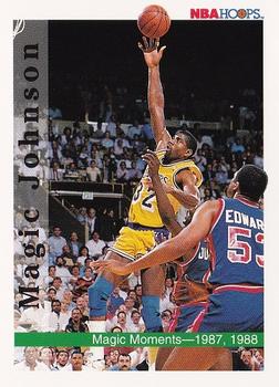 1992-93 Hoops #330 Magic Johnson Front