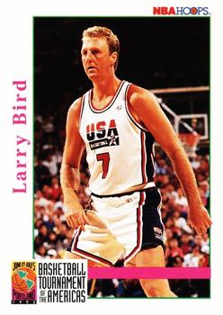 1992-93 Hoops #337 Larry Bird Front