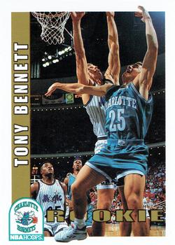 1992-93 Hoops #358 Tony Bennett Front