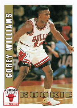 1992-93 Hoops #364 Corey Williams Front